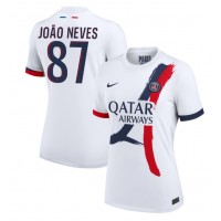 Camisa de time de futebol Paris Saint-Germain Joao Neves #87 Replicas 2º Equipamento Feminina 2024-25 Manga Curta